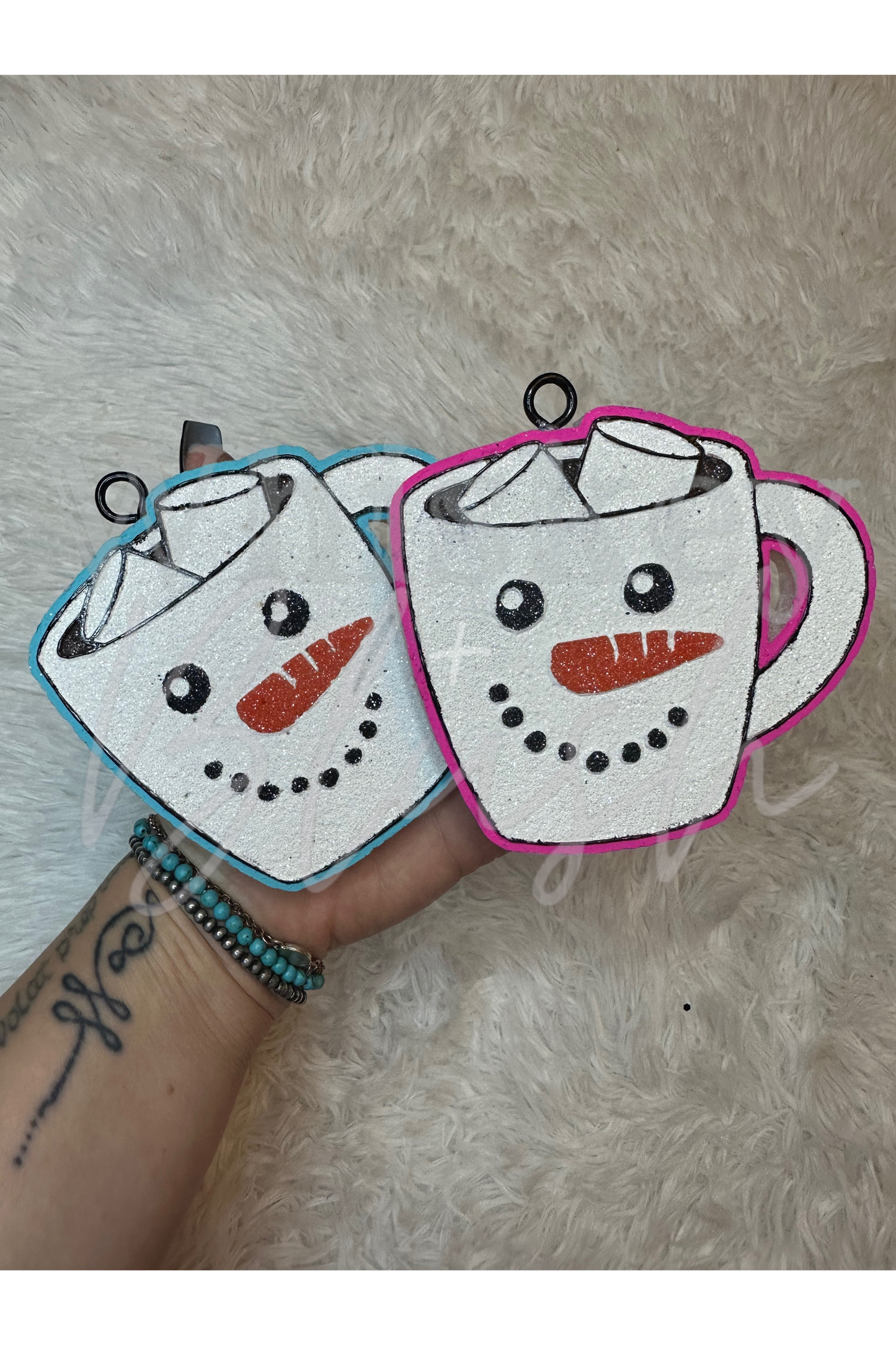 Snowman mug freshie